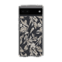 Slim Protection Case［ LAGUNAMOON - BotanicalJacquard - Clear×Beige ］