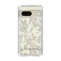 Slim Protection Case［ LAGUNAMOON - BotanicalJacquard - Clear×Beige ］