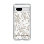 Slim Protection Case［ LAGUNAMOON - BotanicalJacquard - Clear×Beige ］