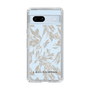 Slim Protection Case［ LAGUNAMOON - BotanicalJacquard - Clear×Beige ］