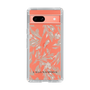 Slim Protection Case［ LAGUNAMOON - BotanicalJacquard - Clear×Beige ］