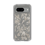 Slim Protection Case［ LAGUNAMOON - BotanicalJacquard - Clear×Beige ］