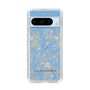 Slim Protection Case［ LAGUNAMOON - BotanicalJacquard - Clear×Beige ］