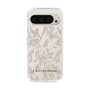 Slim Protection Case［ LAGUNAMOON - BotanicalJacquard - Clear×Beige ］