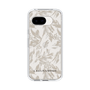 Slim Protection Case［ LAGUNAMOON - BotanicalJacquard - Clear×Beige ］