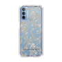 Slim Protection Case［ LAGUNAMOON - BotanicalJacquard - Clear×Beige ］