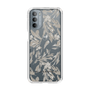 Slim Protection Case［ LAGUNAMOON - BotanicalJacquard - Clear×Beige ］