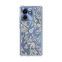 Slim Protection Case［ LAGUNAMOON - BotanicalJacquard - Clear×Beige ］