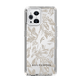 Slim Protection Case［ LAGUNAMOON - BotanicalJacquard - Clear×Beige ］