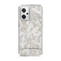 Slim Protection Case［ LAGUNAMOON - BotanicalJacquard - Clear×Beige ］
