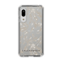Slim Protection Case［ LAGUNAMOON - BotanicalJacquard - Clear×Beige ］