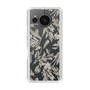 Slim Protection Case［ LAGUNAMOON - BotanicalJacquard - Clear×Beige ］