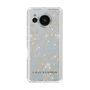 Slim Protection Case［ LAGUNAMOON - BotanicalJacquard - Clear×Beige ］