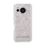 Slim Protection Case［ LAGUNAMOON - BotanicalJacquard - Clear×Beige ］