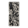 Slim Protection Case［ LAGUNAMOON - BotanicalJacquard - Clear×Beige ］
