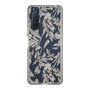 Slim Protection Case［ LAGUNAMOON - BotanicalJacquard - Clear×Beige ］