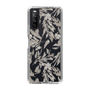 Slim Protection Case［ LAGUNAMOON - BotanicalJacquard - Clear×Beige ］