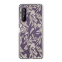 Slim Protection Case［ LAGUNAMOON - BotanicalJacquard - Clear×Beige ］