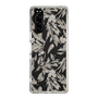 Slim Protection Case［ LAGUNAMOON - BotanicalJacquard - Clear×Beige ］
