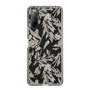 Slim Protection Case［ LAGUNAMOON - BotanicalJacquard - Clear×Beige ］