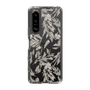 Slim Protection Case［ LAGUNAMOON - BotanicalJacquard - Clear×Beige ］