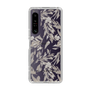 Slim Protection Case［ LAGUNAMOON - BotanicalJacquard - Clear×Beige ］