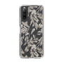 Slim Protection Case［ LAGUNAMOON - BotanicalJacquard - Clear×Beige ］