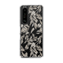 Slim Protection Case［ LAGUNAMOON - BotanicalJacquard - Clear×Beige ］