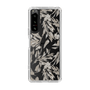 Slim Protection Case［ LAGUNAMOON - BotanicalJacquard - Clear×Beige ］