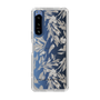 Slim Protection Case［ LAGUNAMOON - BotanicalJacquard - Clear×Beige ］