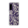 Slim Protection Case［ LAGUNAMOON - BotanicalJacquard - Clear×Beige ］