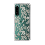 Slim Protection Case［ LAGUNAMOON - BotanicalJacquard - Clear×Beige ］