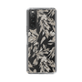 Slim Protection Case［ LAGUNAMOON - BotanicalJacquard - Clear×Beige ］