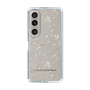 Slim Protection Case［ LAGUNAMOON - BotanicalJacquard - Clear×Beige ］