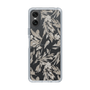 Slim Protection Case［ LAGUNAMOON - BotanicalJacquard - Clear×Beige ］