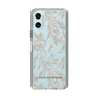 Slim Protection Case［ LAGUNAMOON - BotanicalJacquard - Clear×Beige ］