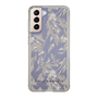 Slim Protection Case［ LAGUNAMOON - BotanicalJacquard - Clear×Beige ］