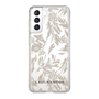 Slim Protection Case［ LAGUNAMOON - BotanicalJacquard - Clear×Beige ］