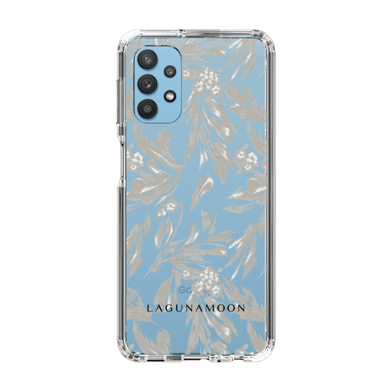Slim Protection Case［ LAGUNAMOON - BotanicalJacquard - Clear×Beige ］