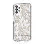 Slim Protection Case［ LAGUNAMOON - BotanicalJacquard - Clear×Beige ］