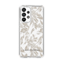 Slim Protection Case［ LAGUNAMOON - BotanicalJacquard - Clear×Beige ］