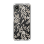 Slim Protection Case［ LAGUNAMOON - BotanicalJacquard - Clear×Beige ］