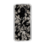 Slim Protection Case［ LAGUNAMOON - BotanicalJacquard - Clear×Beige ］