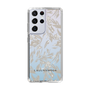 Slim Protection Case［ LAGUNAMOON - BotanicalJacquard - Clear×Beige ］