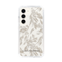 Slim Protection Case［ LAGUNAMOON - BotanicalJacquard - Clear×Beige ］