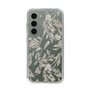 Slim Protection Case［ LAGUNAMOON - BotanicalJacquard - Clear×Beige ］