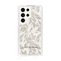 Slim Protection Case［ LAGUNAMOON - BotanicalJacquard - Clear×Beige ］