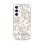 Slim Protection Case［ LAGUNAMOON - BotanicalJacquard - Clear×Beige ］