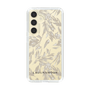 Slim Protection Case［ LAGUNAMOON - BotanicalJacquard - Clear×Beige ］