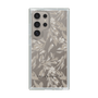 Slim Protection Case［ LAGUNAMOON - BotanicalJacquard - Clear×Beige ］